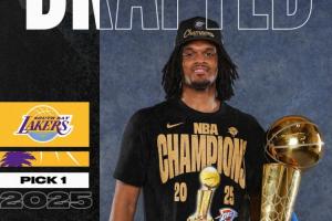 冠军后卫！南湾湖人状元签选中狄龙-琼斯雷霆为他花费6次轮！