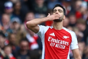 下半场开场35秒闪击，梅里诺创阿森纳在欧冠中下半场最快进球纪录